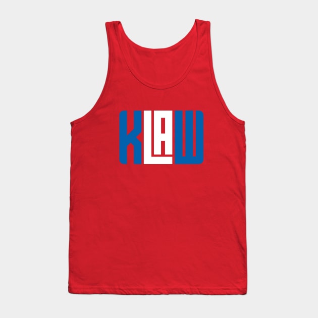 KLAW Logo - Red Tank Top by KFig21